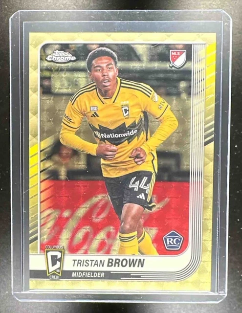 2025 Topps MLS Chrome Superfractor 1/1 RC Tristan Brown