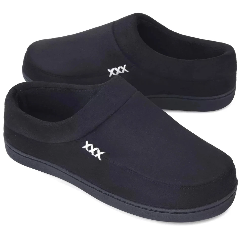 Zapatillas cómodas de piel sintética suaves para hombre de espuma viscoelástica para interiores y exteriores Foto 2 de 4