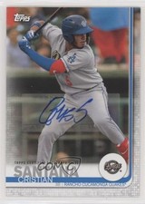 2019 Topps Pro Debut Auto Cristian Santana #24 Auto 0w8