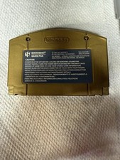 Legend of Zelda: Majora's Mask for Nintendo 64 Gold Holographic Cartridge
