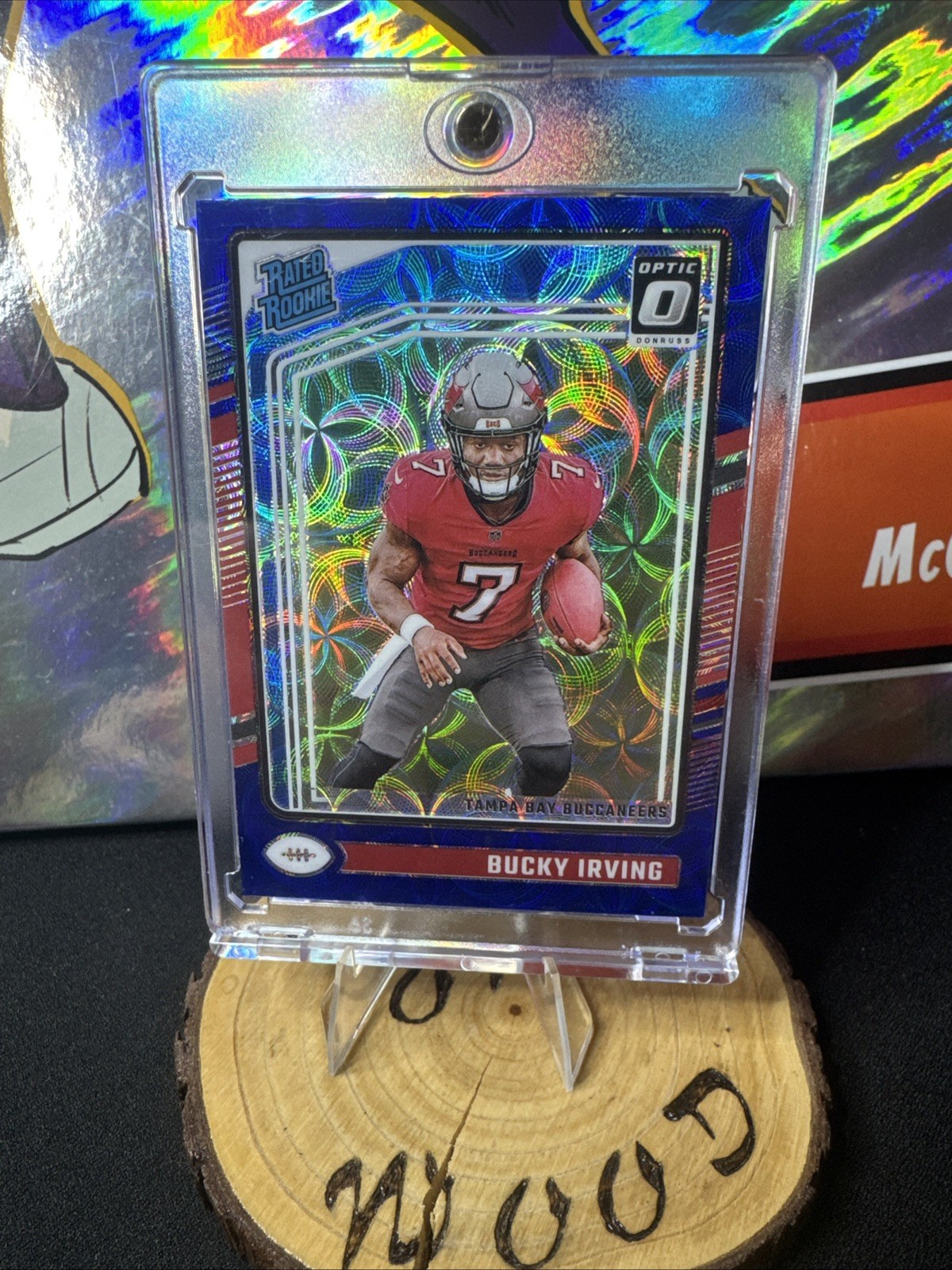 2024 Panini Donruss Optic - Rated Rookie Bucky Irving #216 Blue Scope Prizm