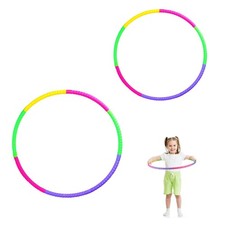 2Pcs Kids Hula Hoops - 8 & 6