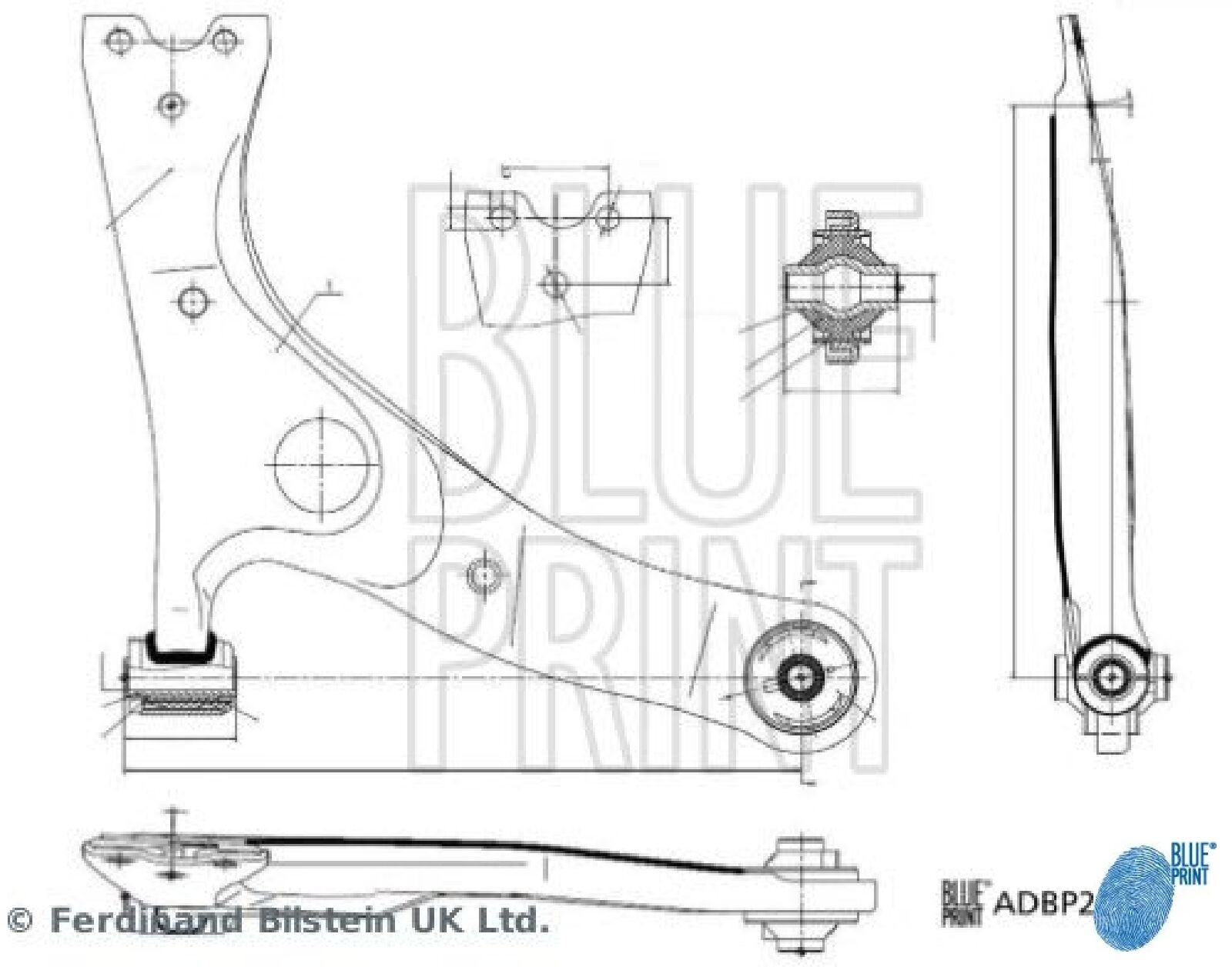 Blue Print Lenker, Radaufhängung Vorderachse Rechts Adbp860200 Für Toyota - Bild 4
