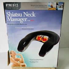 Homedics Shiatsu Neck Massager W/ Heat Deep Kneading NMS-300-2 Pre-owned