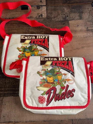 2 Teenage Mutant Ninja Turtles Duffle Messenger Bag Mirage Studios Vintage