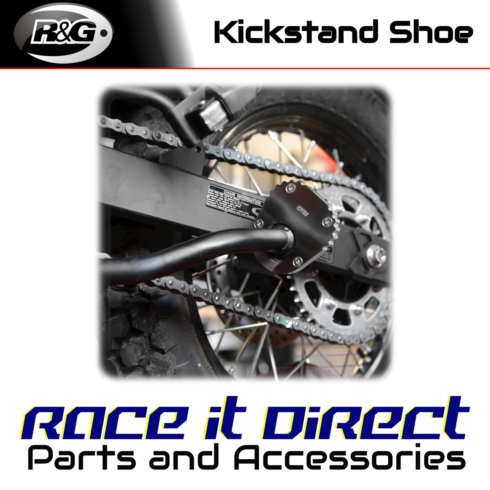Kickstand Shoes for Kawasaki KLR 650 2022-2026 R&G