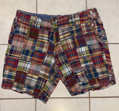 Vintage 90s Polo Ralph Lauren Chino Plaid Shorts 42 | eBay