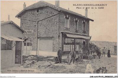 CAR-AAVP9-93-0599 - Blanc-Mesnil-Drancy - Platz Und Café Der Bahnhof