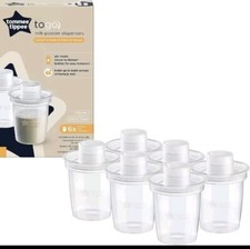 6 Pack Tommee Tippee Closer to Nature Milk Powder Dispensers Feeding UK No Box