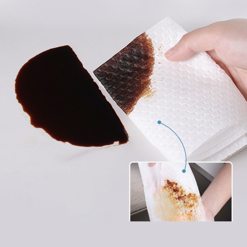 1 Roll/30Pcs Handy Cleaning Cloths Durable Cleaner Wipes Household eBay