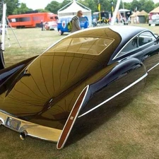 Classic Custom Built Metal Model Chopped Concept Hot Rod Race RARE Promo Car