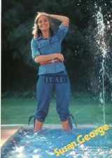 SUSAN GEORGE / CLINT EASTWOOD 1976 JPN Picture Clipping 8x11 mg/t