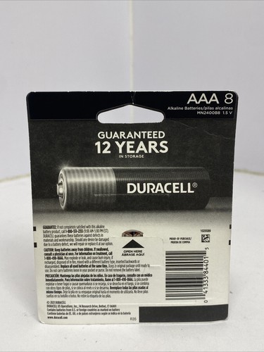 Duracell CopperTop Alkaline Batteries Power Boost AAA 8 - Picture 2 of 2