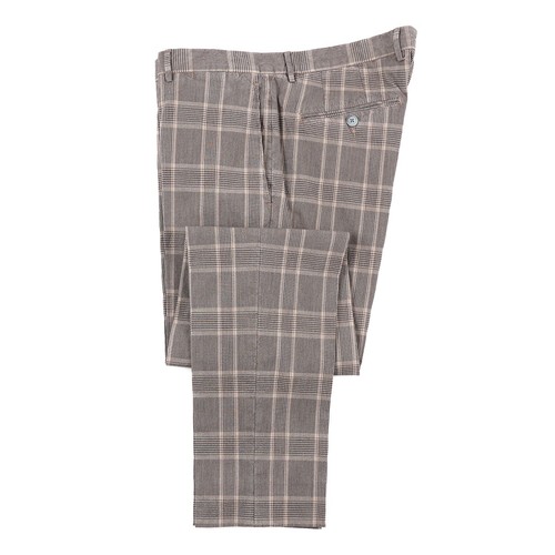 Boglioli Slim-Fit Light Brown Check Cotton 'K Jacket' Suit 38R (Eu 48) NWT - Picture 2 of 11