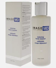 (1) I IMAGE Skincare MD Restoring Facial CLEANSER 4oz (118ml) New In BOX +🎁