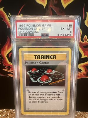 Pokemon Base Set Card - Pokemon Centre 85/102 (Uncommon, Unlimited Edition)