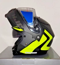 HJC c91 Nepos Modular Snowmobile Helmet Hi-Viz XS S M L XL 2XL 3XL 4XL 5XL BK