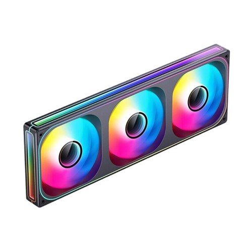RGBs Cores Single Frame Fan 120 240 360 Unit Featuring 1/2/3 x 120mm RGBs Fan - Bild 8 von 19