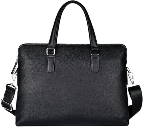 Genuine Leather 15” Waterproof Messenger Bag/Laptop Case For Work & Travel