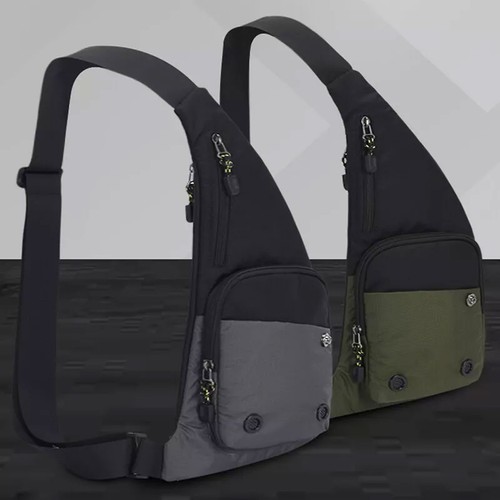 Men Small Chest Bag Pack Travel Sport Shoulder Sling Backpack Cross Body Outdoor - Picture 8 of 15