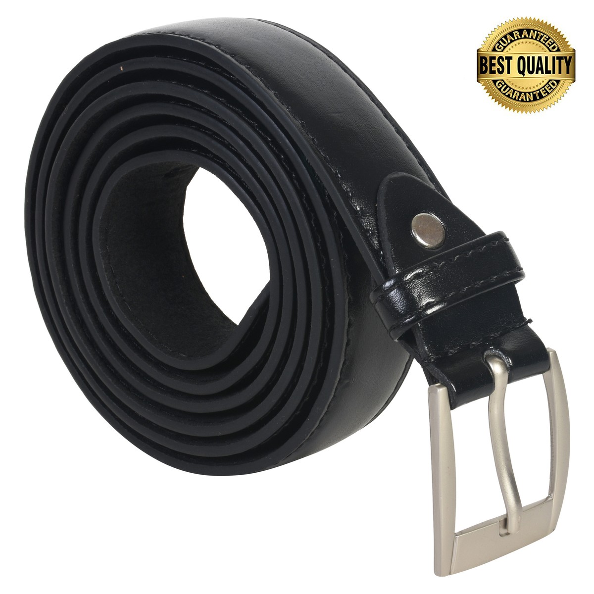 Leatherboss Genuine Leather Men's Dress Belt BIG & TALL 46" - 56" Stylish,  Black | eBay