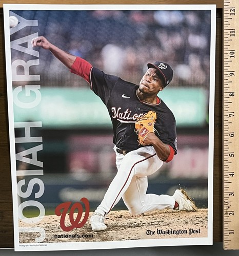 Josiah Gray Washington Nationals Photo Poster Post Newspaper insert Nat Giveaway - Picture 7 of 14