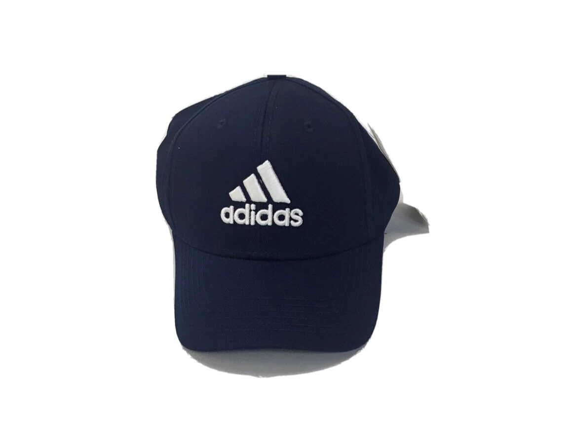 Adidas Cotton Baseball Cap, navy and white, O/S