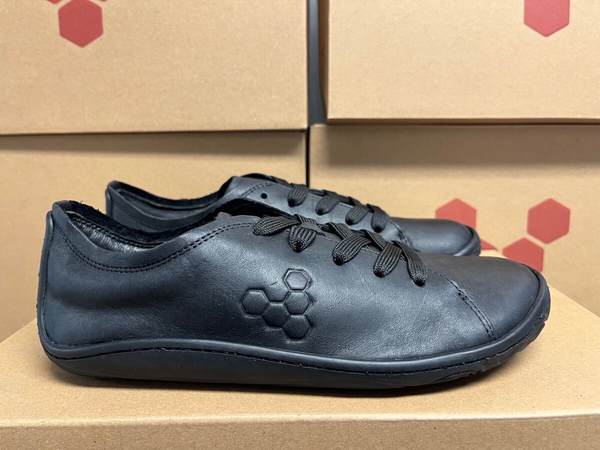 Womens Vivobarefoot Addis Black Leather Minimalist Barefoot Womens Vivobarefoot Addis Black Leather Minimalist Barefoot