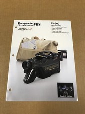 Vintage 1994 Panasonic OmniMovie VHS PV-900 - Informational Sheet