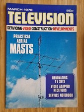 TELEVISION - magazine / March 1978 - Practical aerial masts