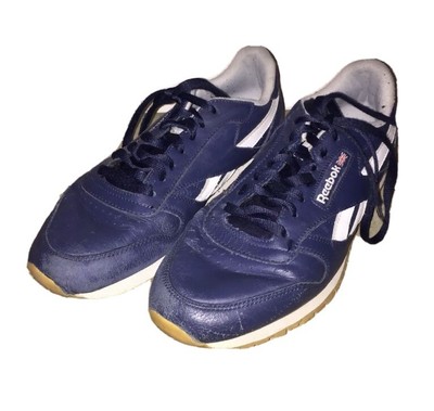 reebok classic leather navy blue