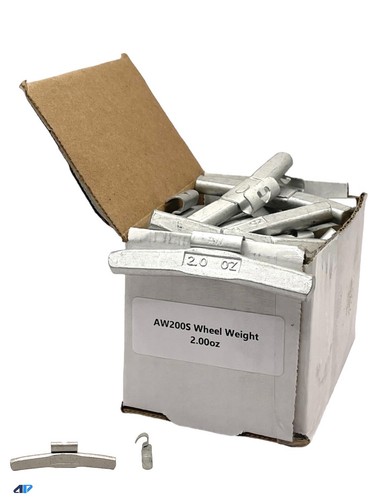 Wheel Balancing Wheel Weights AW Type Coated Clip On 2.00oz.  Box of 50 AW Style - Bild 1 von 6