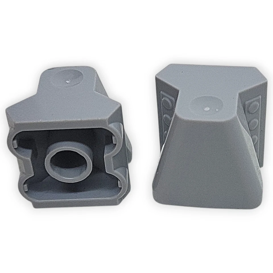 2x Lego Motor Motorblock 50943 2x2 Hellgrau Light Bluish Gray Auto Fahrzeug Teil - Bild 4 von 4
