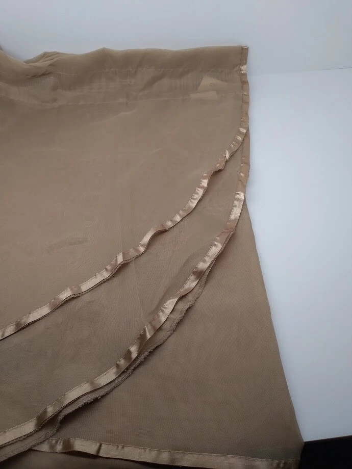 Belle Maison Stylemaster Elegance Voile 分层 Ascot Valance 24 x 60 — 第 4/4 张图片