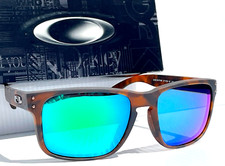 NEW Oakley HOLBROOK Matte Tortoise POLARIZED Galaxy Jade Mirror Sunglass 9102
