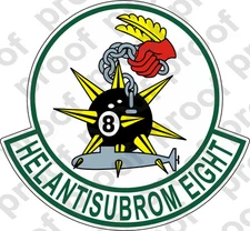 STICKER USN HS  8 Eight Ballers