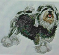 Lowchen Dog Breed Bathroom SET 2 HAND TOWELS EMBROIDERED Personalized