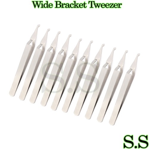 Pince à Brackets Orthodontiques - Acier Inoxydable - Lot De 3 - Pour Pose Et Dépose Des Attaches