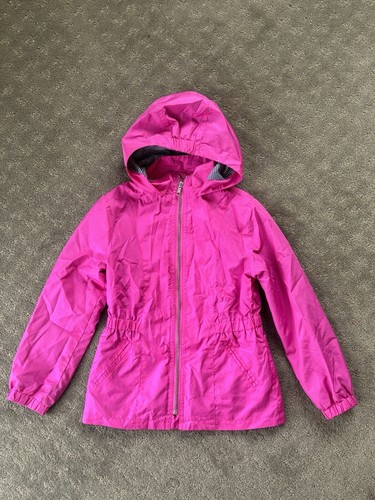 GapKids Girls Jacket Pink Windbreaker Hoodie Small UK 6-7YRS 120/64 - Picture 2 of 11