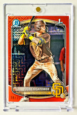 2025 Bowman Chrome Cobb Hightower ORANGE MOJO Refractor Prospect RC #/25 Padres!