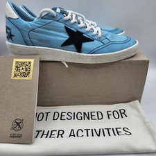 Golden Goose Ball Star Sneakers donna blu chiaro/nero EU40 US10 $565