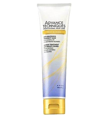 Avon Advance Techniques TRUE BLONDE Anti-Brassiness TREATMENT MASK 5 oz NOS HTF!