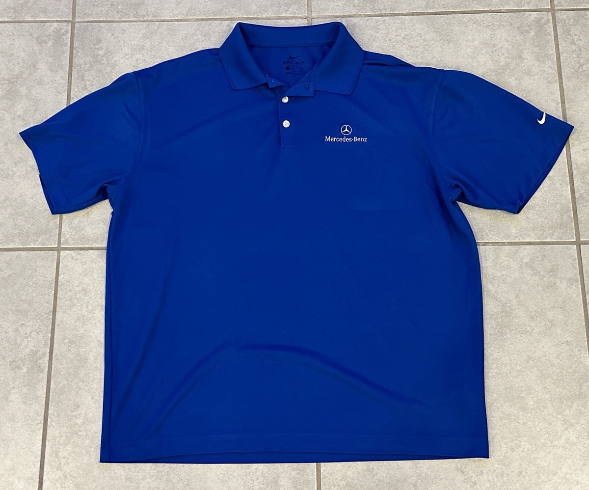 ◆Nike◆ Sportswear Men's Polo Nike Golf Dri-Fit Mercedes-benz Men's size XL Polo Shirt
