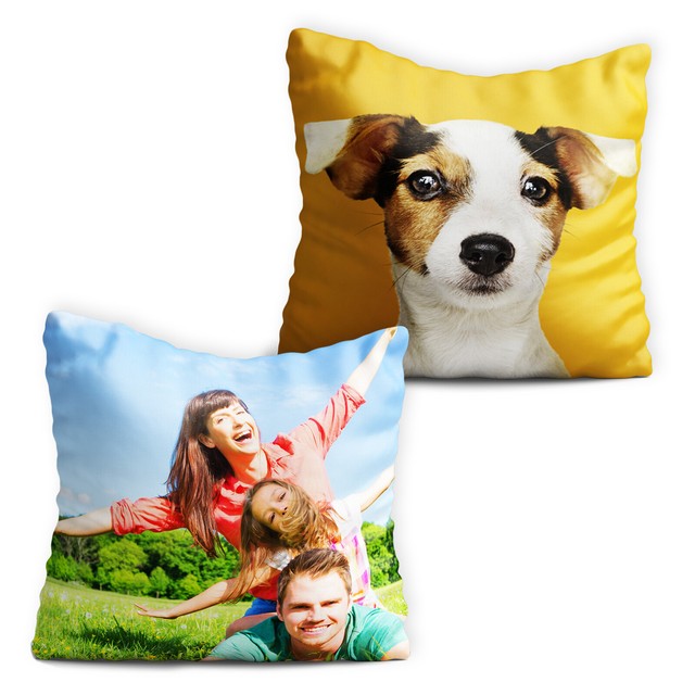 Fotokissen Personalisiert Vollflachiger Druck Mit Bild Text Selbst Gestalten Ebay