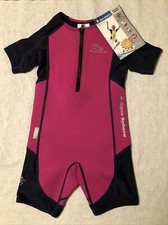 NEW Aqua Sphere Youth Sz 6 Stingray Core Warmer Short Sleeve 2MM Wetsuit