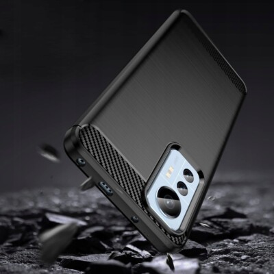 FÜR Xiaomi 12 Lite - CARBON LUX Armor Case Hülle Etui Schutz Tasche Cover Handy