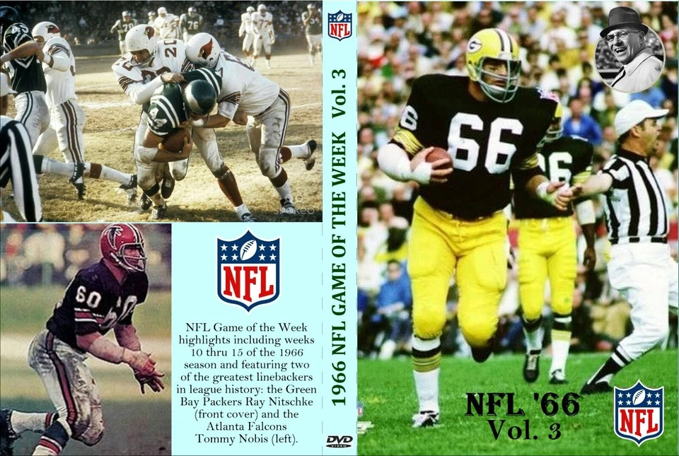 1966 NFL Game of the Week highlights 3 Vols 4 DVDs each *please read description - Image 3 of 3
