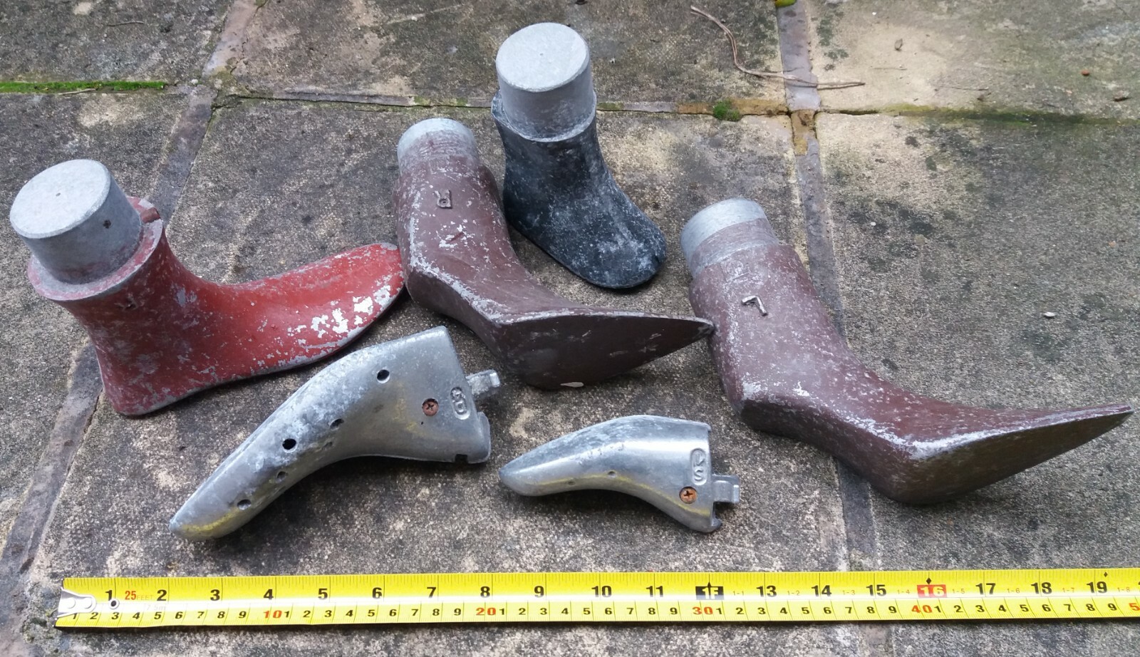 Antique Rare Metal Cast Iron Cobblers anvils & shoe stretchers eBay