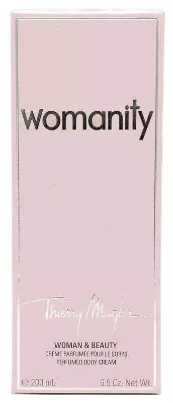 Womanity by Thierry Mugler for Women 200 ml 6.9 oz Perfumed Body