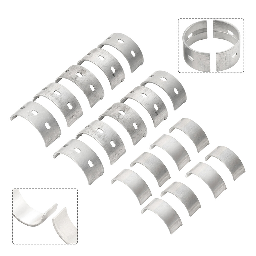 バイク用コネクティングロッド 13214/8-MAS-003 13313/7-MW0-003 クランクシャフトベアリングキット CB 31.5mm  33mmコネクティングロッドベアリングとクランクシャフトメインベアリングSTD +25 +50 CB599 CB600 31.5mm 8個 オートバイ用 コネクティングロッドベアリング ... MX360 7HDエンジン部品コネクティングロッド7HD-E1650-01互換性のあるコンドロッド